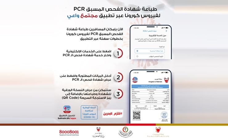 إطلاق خدمة شهادة الفحص المسبق لفيروس كورونا عبر تطبيق مجتمع واعي